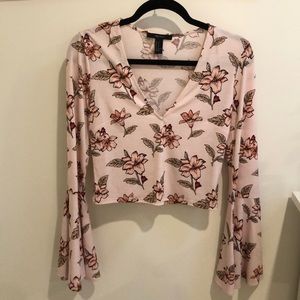 Floral long sleeve shirt